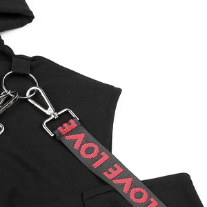 Harajuku Crop Top Hoodie