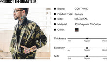 Load image into Gallery viewer, Camouflage Bomber Jacket