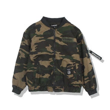 Load image into Gallery viewer, Camouflage Bomber Jacket