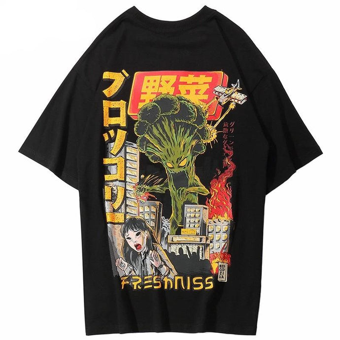 Japanese Harajuku Cartoon Monster T-Shirt