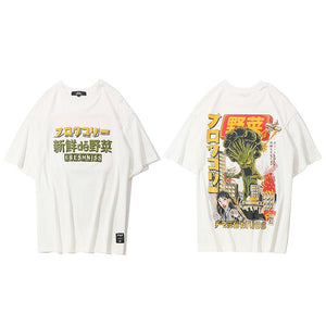 Japanese Harajuku Cartoon Monster T-Shirt