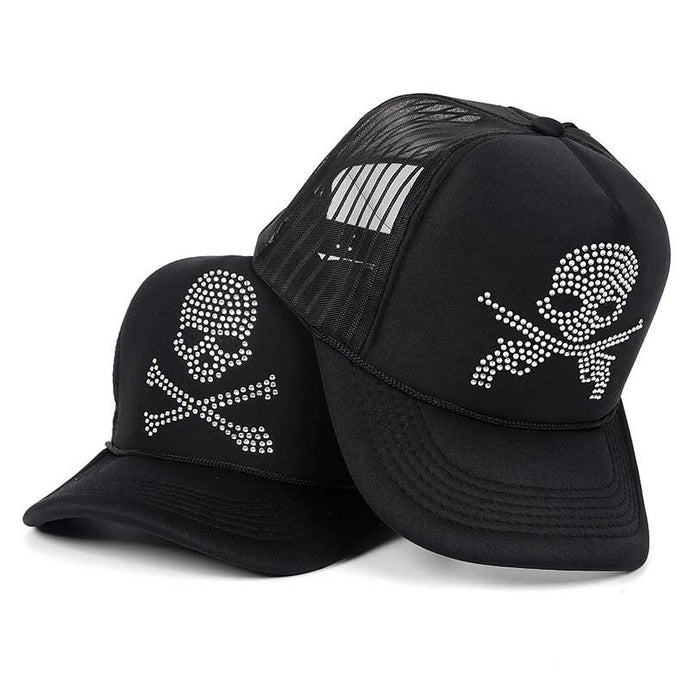 Unisex skull streetwear cap