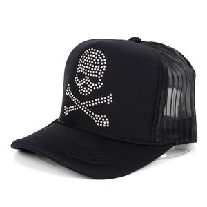 Unisex skull streetwear cap