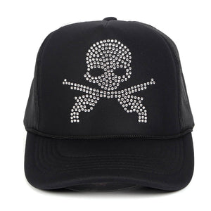 Unisex skull streetwear cap