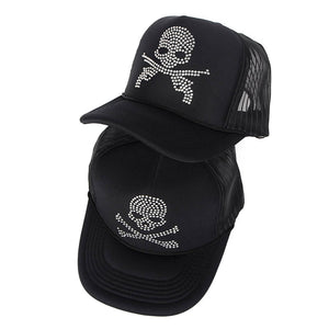 Unisex skull streetwear cap