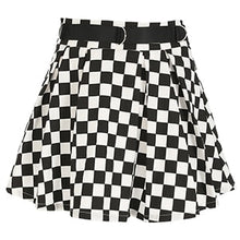 Load image into Gallery viewer, Pleated Checkerboard Skirt