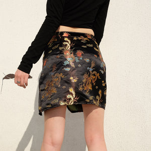 Printed Mini Skirt