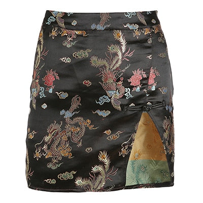 Printed Mini Skirt