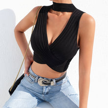 Load image into Gallery viewer, Halter Bandage Sexy Crop Top