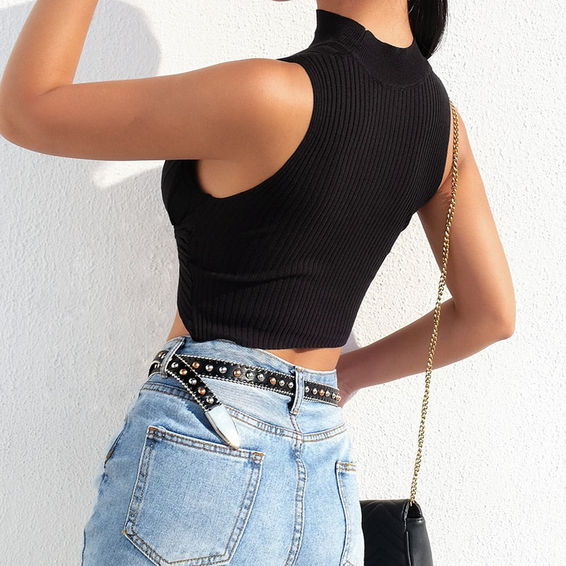 Halter Bandage Sexy Crop Top