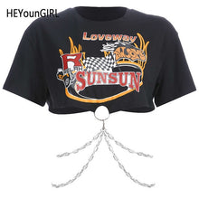 Load image into Gallery viewer, Korean Punk Short Sleeve Tshirt